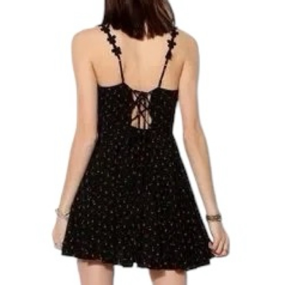 Kimchi Blue Daisy Strap Dress In Black - Picture 3 of 10